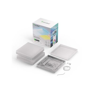 Nanoleaf Skylight Kit de Démarrage, Plafonniers LED Connectés, Pack de 3 | 16M Couleurs, Intensité Variable, Sync Musique et Écran, Compatible Alexa Google Apple, Pour Chambre, Salon et Cuisine