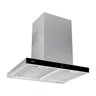 Hotte murale Teka DLH 686 T 60 cm Inox et noir