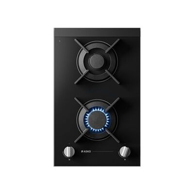 Domino gaz Asko HG8320BGB1 2 foyers Noir