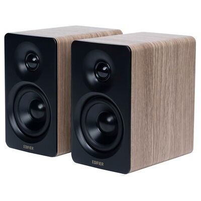 M60 - Enceintes de bureau compactes certifiee High-Res Audio - 66 Watts - Bois