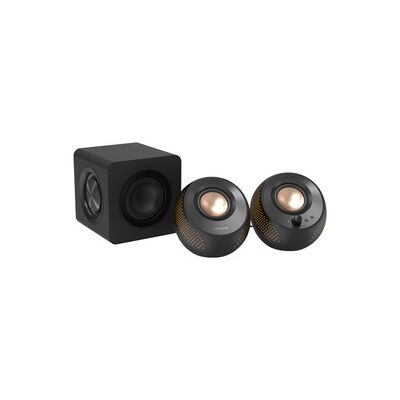 PEBBLE X PLUS Enceintes ordinateur 2.1 USB-C avec caisson de basses et eclairage RVB personnalisable