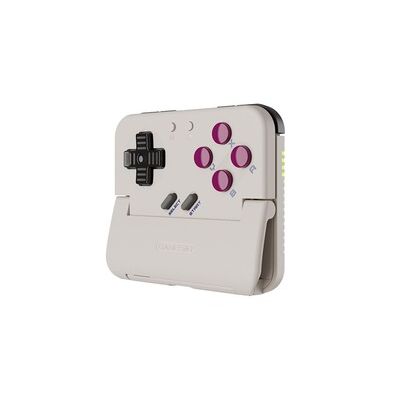 Manette verticale Bluetooth Beige pour mobile avec batterie parfaite pour les jeux rétro