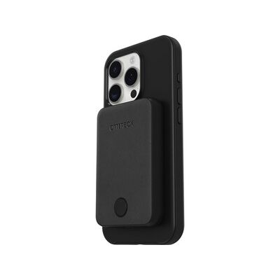 OtterBox Batterie Externe sans Fil pour MagSafe, Noir | Batterie externe fine avec câble USB-C vers USB-C, indicateur LED, 5000 mAh conception durable pour iPhone