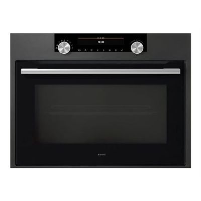 ASKO OM8464A - Four micro-ondes combiné - encastrable - 50 litres - 1000 Watt - graphite noir
