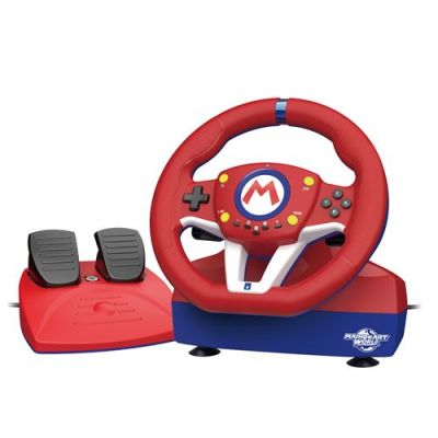 HORI Volant de course Mario Kart Pro MINI pour Nintendo Switch 2 – Sous licence officielle Nintendo