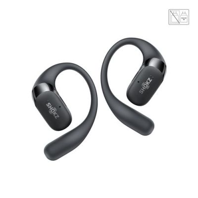 Ecouteurs sans fil Shokz OpenFit 2 à conduction aérienne Noir