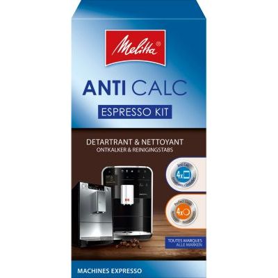 Melitta - Kit De Nettoyage  Espresso Kit 4 Détartrants + 4 Nettoyant