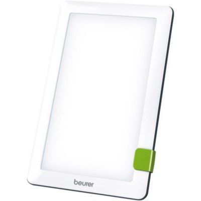 Beurer TL 30 Lampe de luminothérapie, 10 000 lux, simulation de la lumière du jour, lampe à lumière du jour compacte avec support et pochette de rangement, 23,6 x 15,6 x 2,6 cm