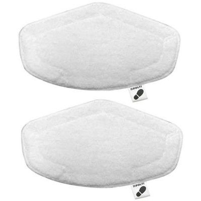 Polti Vaporetto PAEU0332, Kit de 2 serpillières microfibres pour Polti Vaporetto avec brosse Vaporforce
