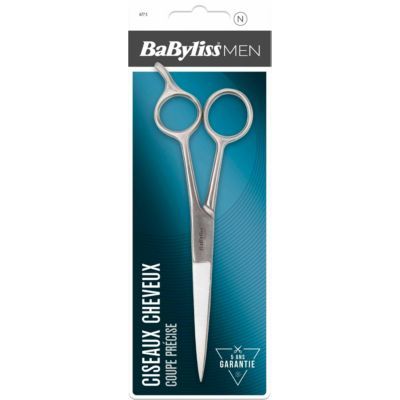 Babyliss - Ciseaux  Homme - Précision Et Confort D'utilisation