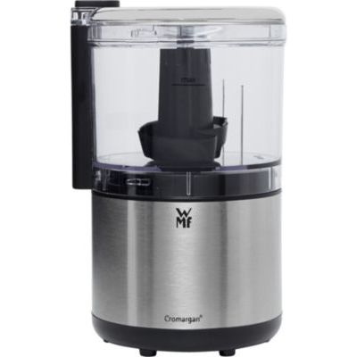WMF KITCHENminis Hachoir électrique, Mixeur, 0.3 L, 65 W, Inox Cromargan, 2 lames inox, Bol Tritan sans BPA 0416580011