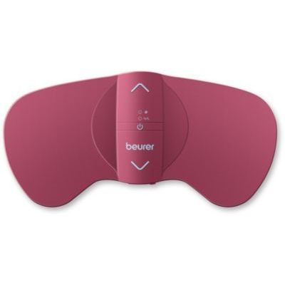 Beurer EM 50 Menstrual Relax, pour les douleurs menstruelles et les douleurs liées à l'endométriose, système TENS et fonction thermique, avec batterie rechargeable, rouge rose