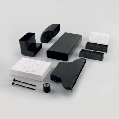 Elica - Kit Cheminée Évacuation  Kit0167757 Nikolatesla Extérieur Plinthe