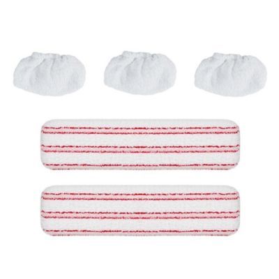 Polti Kit 2 Serpillières + 3 Bonnettes (pour Serie PRO/Serie Classic/Forever Exclusive/Eco Pro 3000/ Evolution/Edition/ 2085)