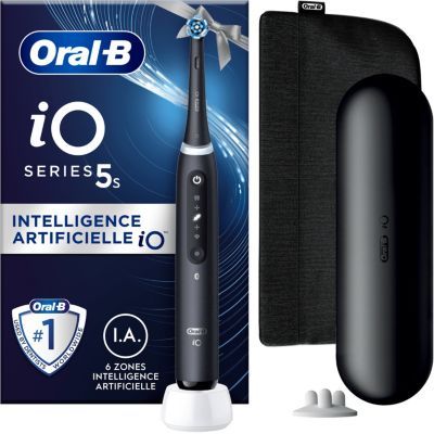 Oral-B - Brosse À Dents Électrique  Io5 Black Edition Cadeau