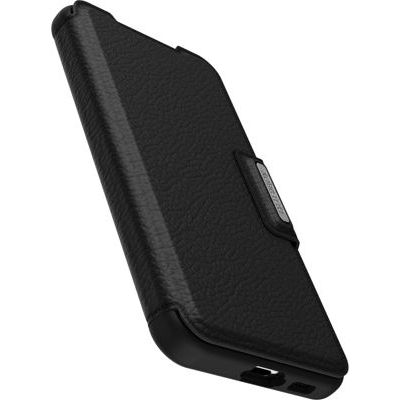 Otterbox Strada Coque pour Samsung Galaxy S23+, Noir | Antichoc, anti-chute, cuir de qualité, 2 porte-cartes, supporte 3 x plus de chutes que la norme militaire