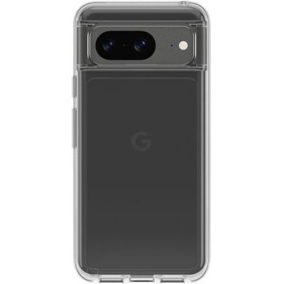 Otterbox Symmetry Clear Coque pour Google Pixel 8, Anti-Chute, Protection Fine, supporte 3 x Plus de Chutes Que la Norme Militaire, Transparent