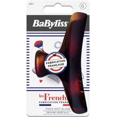 Babyliss - Pince Cheveux  Anti-Glisse Végétale - Made In France