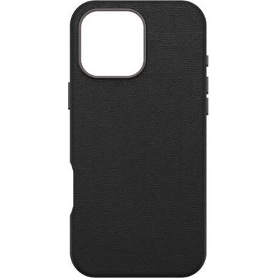 Otterbox Coque Symmetry Cactus Leather MagSafe pour iPhone 16 Pro Max, Noir | Antichoc, résistante aux chutes, protection fine, supporte 3x plus de chutes que la norme militaire