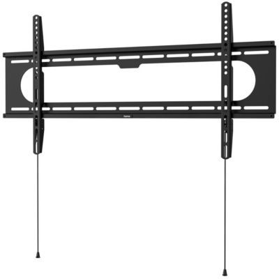 Hama Support TV Mural Fixe Ultrafin Garantie 10 Ans (Support TV Mural Extra-Plat, 100kg Max, Robuste, pour écrans LCD/LED/OLED/Plasma de 94 à 229 cm (37" à 90") VESA Max 600x400) Noir