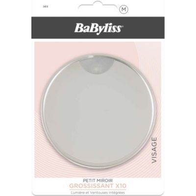 Babyliss - Miroir  Petit Lumineux Avec Ventouse X10