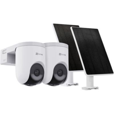 Ezviz - Pack Sécurité  2 Cam. Hb8 Lite+ Panneau Solaire