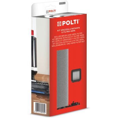 Polti PAEU0424 Kit brosse rotative et filtre Hepa pour un nettoyage efficace, compatible avec tous les modèles de Polti Rollysteam