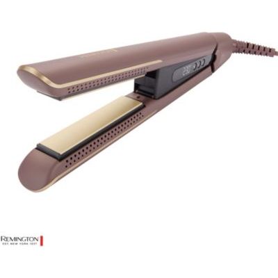 Remington AIRvive Lisseur Cheveux [Technologie Ionic Air : résultats de coiffage longue durée] Revêtement ultra-céramique avec micro-actifs (plaques étroites, écran LCD, 150-230°C) Fer à lisser S8930