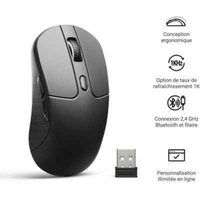 Keychron - Souris Gamer Sans Fil  M3 1k Wireless