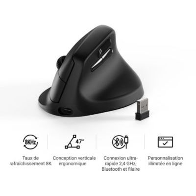 Keychron - Souris Gamer Sans Fil  M5 8k Wireless