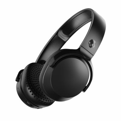 Skullcandy Riff 2 Casque Supra-Auriculaire sans Fil, Autonomie 34 h, Microphone, Compatible Android + Appareils Bluetooth - Noir