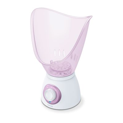 Beurer FS 60 Rose Sauna facial, vaporisateur facial pour les soins cosmétiques du visage, ouvre les pores et hydrate, vapeur bienfaisante, convient aussi pour l'aromathérapie et l'inhalation