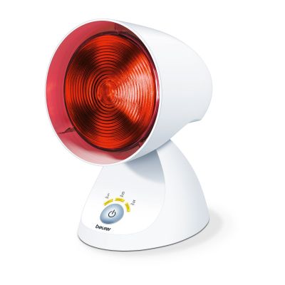 Beurer Lampe à Infrarouge IL 35 - Lumière et Chaleur pour votre Bien-Être- Lampe Chauffante Bienfaisante en Cas de Rhumes et de Tensions Musculaires - Minuteur Êlectronique à 3 Niveaux - 150 watts