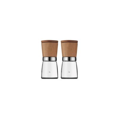 WMF 652314500 Set de 2 Moulins à épices Verre, Marron, 14 cm