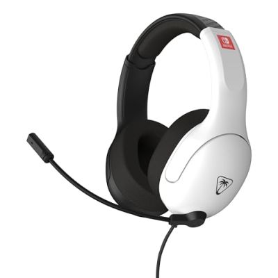 Turtle Beach Airlite Fit Casque de Jeu Filaire Noir et Blanc sous Licence Officielle pour Toutes Les Nintendo Switch - Microphone à Bascule et Silencieux, Oreillettes de Confort supérieur Turtle Beach Airlite Fit Casque de Jeu Filaire Noir et Blanc sous Licence Officielle pour Toutes Les Nintendo Switch - Microphone à Bascule et Silencieux, Oreillettes de Confort supérieur