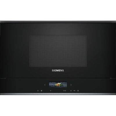 Micro-ondes encastrable Siemens iQ700 BF722R1B1 21 L Noir