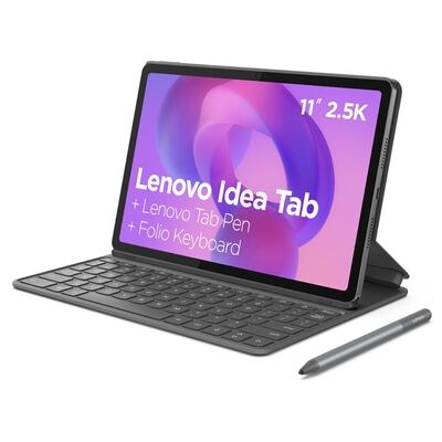 Pack Tablette Lenovo Idea Tab ZAFR 11,1" 128 Go Gris Luna + Clavier Folio Lenovo + Stylo Tab