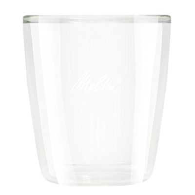 Lot de 2 verres MELITTA pour café Expresso 80 ml transparent