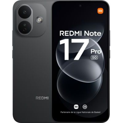 Smartphone Xiaomi Redmi Note 17 Pro 256Go Noir