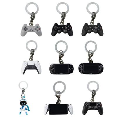 PlayStation Gashapon Blind Pack Porte-Clés Aléatoire | 1 porte-clés surprise parmi 9 modèles iconiques PlayStation à collectionner - Dès 8 ans - VE90985A