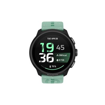 Montre connectée Suunto Run 2 4Go Noir avec bracelet Vert aloe