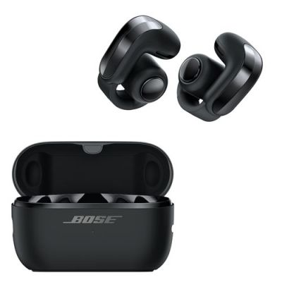 Bose Écouteurs Oreilles Libres Ultra (2e génération) - Oreilles Libres, Clips, sans Fil, Bluetooth, Son immersif, Recharge sans Fil, Jusqu’à 28 h de Son, pour Voyager, étudier, Travailler, Noir