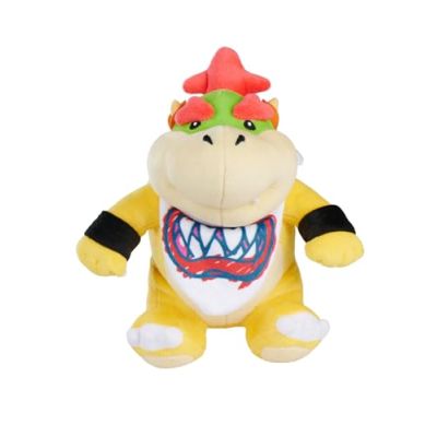 Simba Super Mario Bowser Jr. Peluche – Doudou (22 cm) de l’Univers Super Mario Galaxy, Peluche Douce, Jouet en Tissu pour Enfants et Fans, à partir de 0 Mois