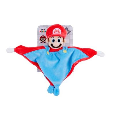 Simba My Mario Doudou avec hochet, en Peluche Douce, Jouet Nintendo pour Les Fans et Les Enfants dès Les Premiers Mois de Vie