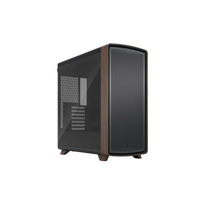 Fractal Design Summit Black TG Light Tint – Boîtier PC Gaming | Comprend trois ventilateurs Momentum, des détails en bois courbé et une façade en mesh pour un flux d’air optimal.