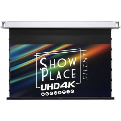 Écran de projection électrique Lumene Show Place Silent UHD 4K 200C Acoustic