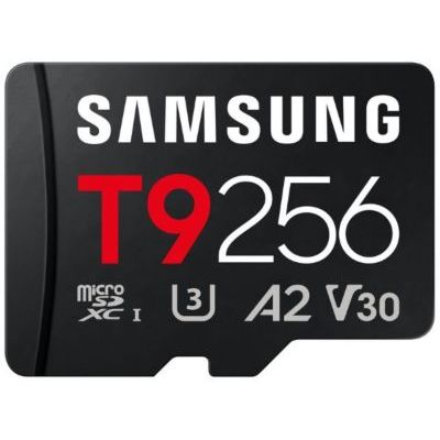 Carte Micro SD Samsung  T9 256Go Avec Lecteur U3 V30 A2 Classe 10