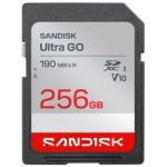 image produit Carte SD Sandisk Ultra Go Sd 256go 190mbs C10 U1 Uhs