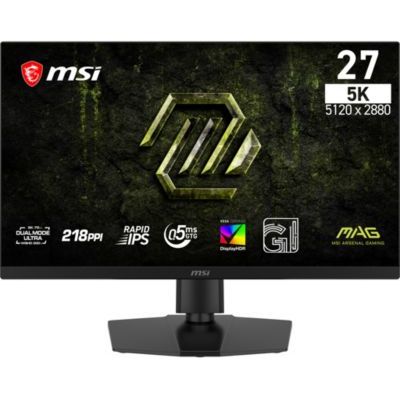 Msi - Ecran Pc Gamer  Mag 271kpd7 27" Rapid Ips 5k 75 Hz Hdr Hdmi 2.1