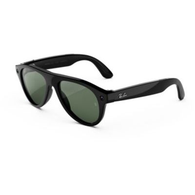 Lunettes Connectées Meta Ray-Ban Gen 3 Aviator Noir Brillant Tran